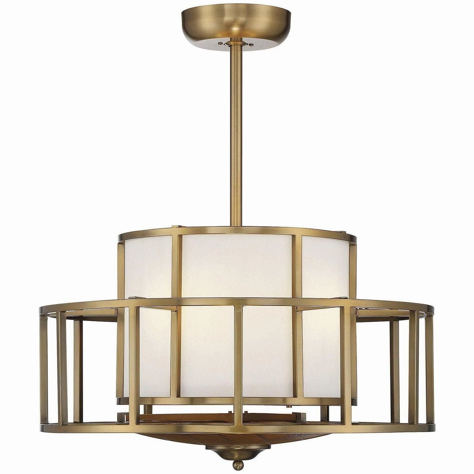 Oslo 4-Light Fan D'Lier modern fandeliers for living rooms
