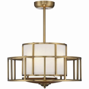 Oslo 4-Light Fan D'Lier modern fandeliers for living rooms