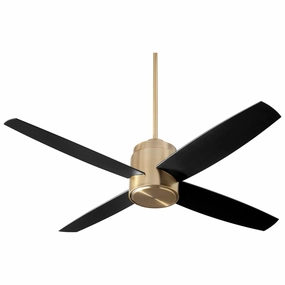 Oslo 52"Ceiling Fan Aged Brass affordable medium fans for summer
