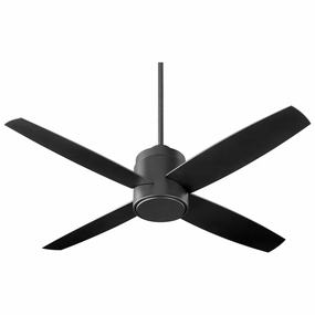 Oslo 52"Ceiling Fan Black modern medium fans for everyday cooling