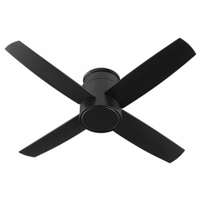 Oslo Hugger 44"Ceiling Fan Black ifan smart fans for connected homes