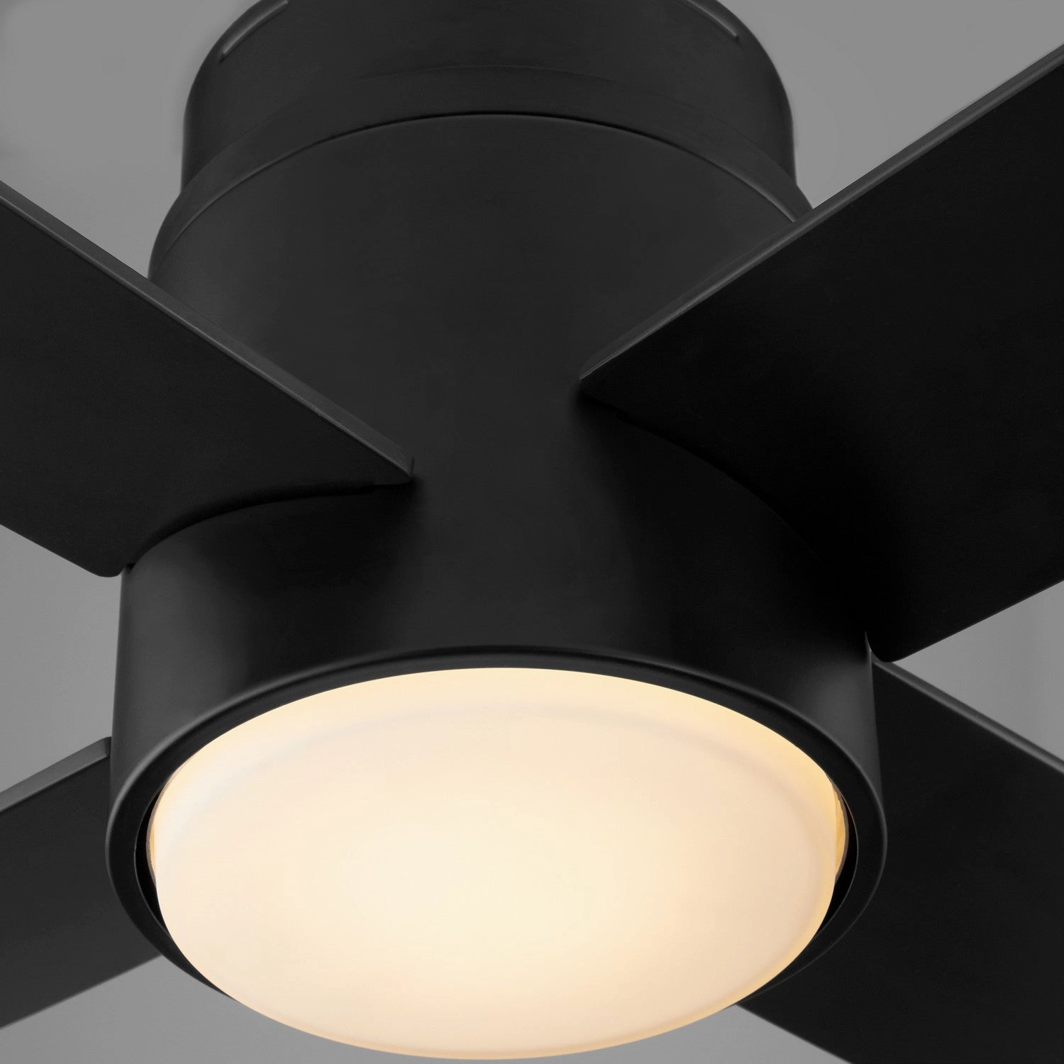 Oslo Hugger 44"Ceiling Fan Black