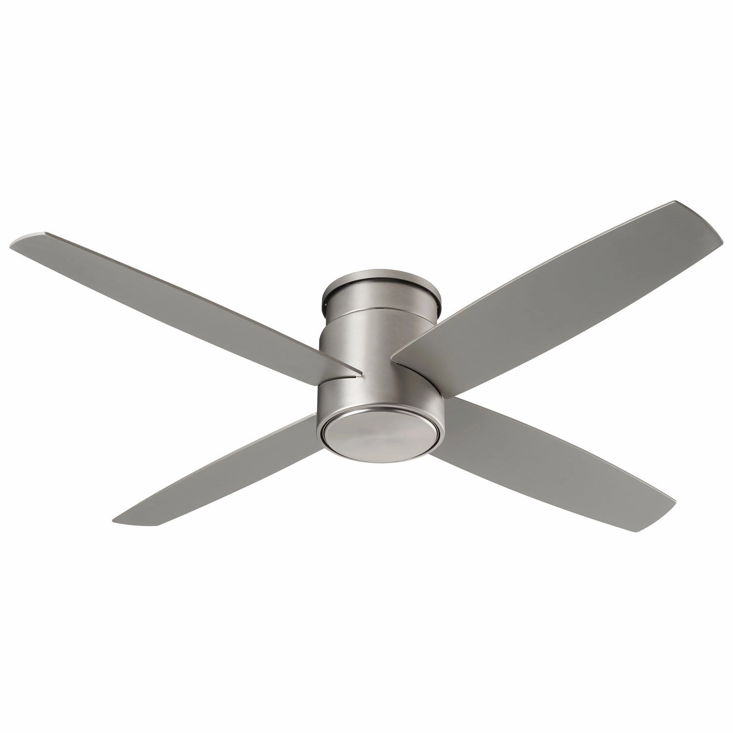 Oslo Hugger 52"Ceiling Fan Satin Nickel space-saving huggers with modern style