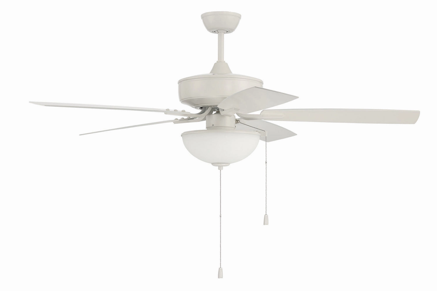 Outdoor Pro Plus 211 52"Outdoor Ceiling Fan White quiet medium fans for living room use