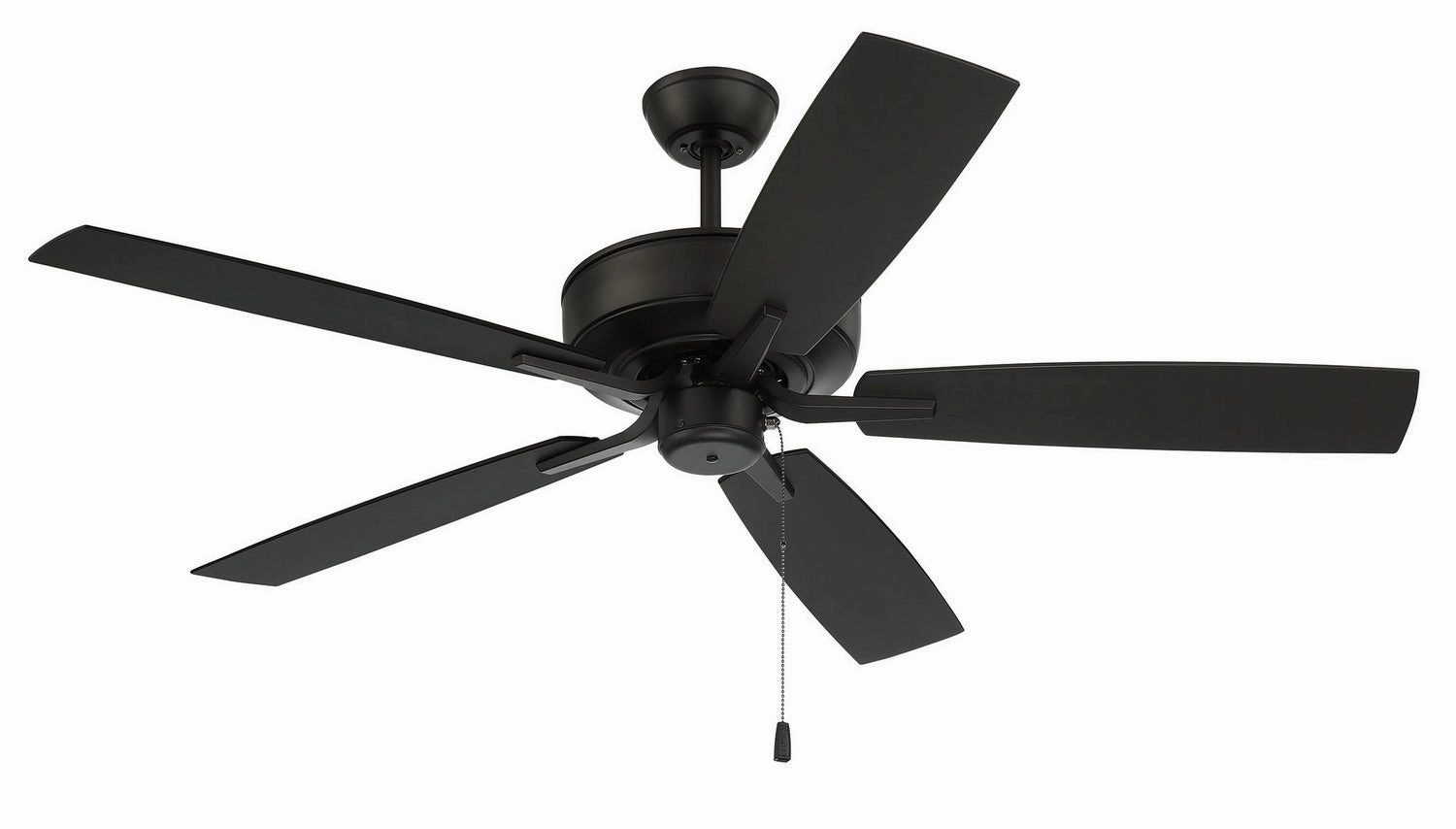 Outdoor Pro Plus 52 52"Outdoor Ceiling Fan Flat Black versatile medium fans for any space
