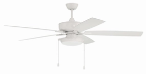 Outdoor Super Pro 119 60"Outdoor Ceiling Fan White stylish medium fans for contemporary homes