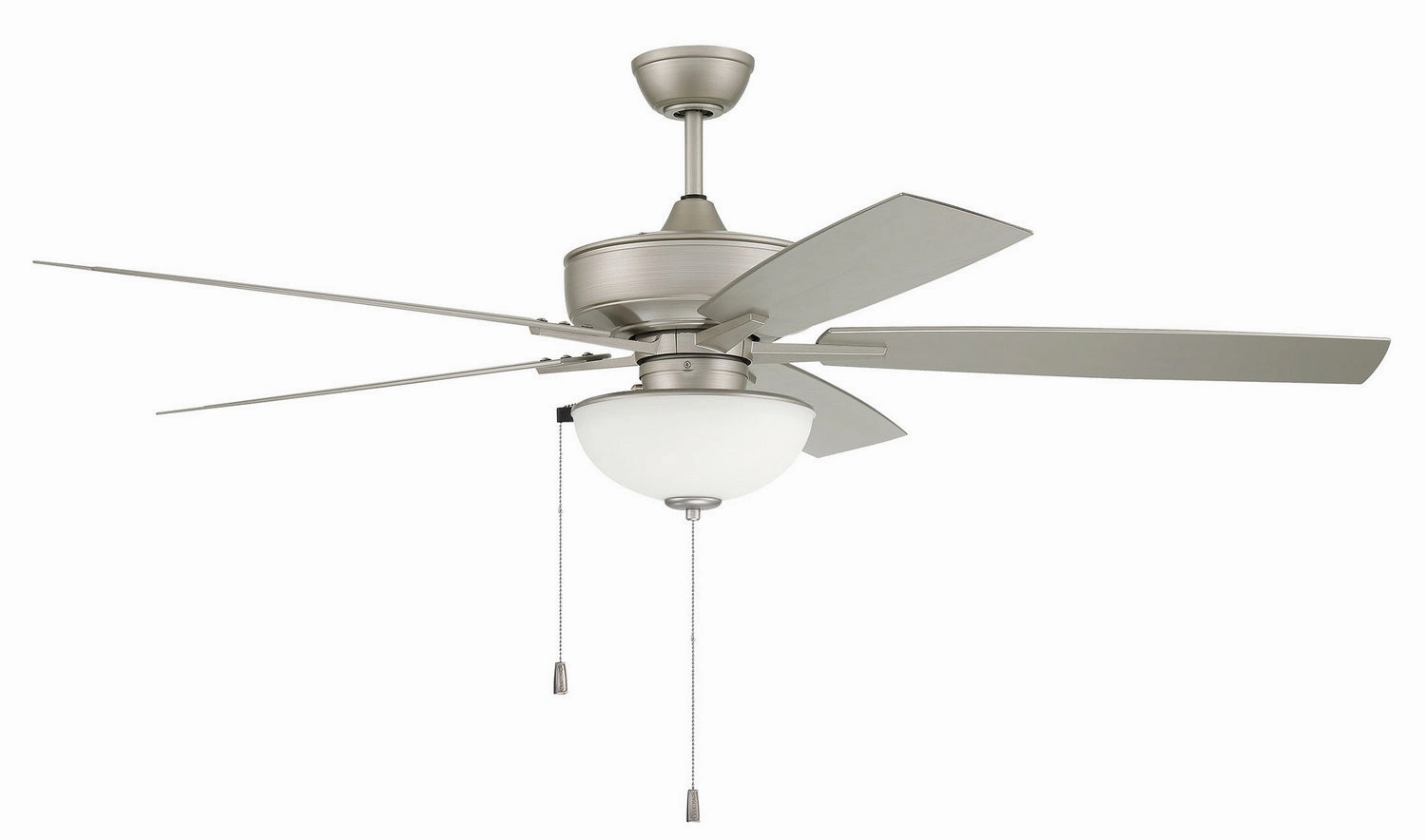 Outdoor Super Pro 211 60"Outdoor Ceiling Fan Painted Nickel medium electric fans for multi-room use