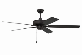 Outdoor Super Pro 60" Ceiling Fan in Flat Black adjustable indoor fans for better cooling