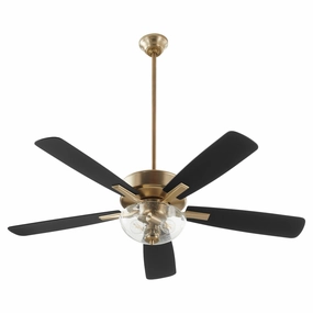 Ovation 52"Ceiling Fan Aged Brass mini handheld fan for personal travel use
