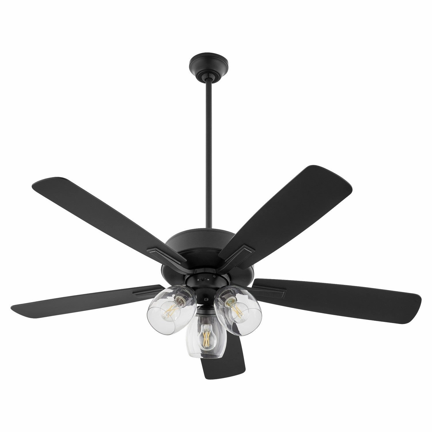 Ovation 52"Ceiling Fan Matte Black home cooling fans in medium size
