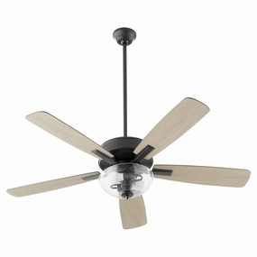 Ovation 52"Ceiling Fan Matte Black home cooling fans in medium size