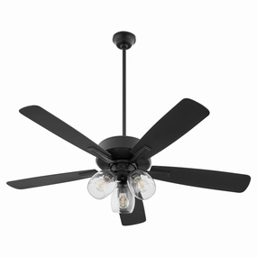 Ovation 52"Ceiling Fan Matte Black home cooling fans in medium size