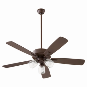 Ovation 52"Ceiling Fan Oiled Bronze compact medium fans for desks and counters