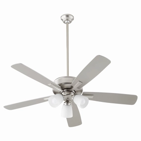 Ovation 52"Ceiling Fan Satin Nickel mini handheld fan for personal travel use