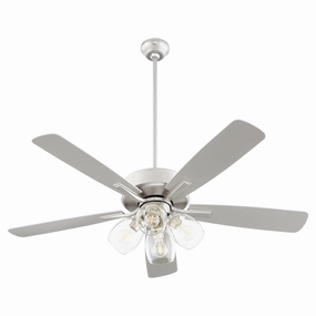 Ovation 52"Ceiling Fan Satin Nickel mini handheld fan for personal travel use
