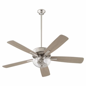 Ovation 52"Ceiling Fan Satin Nickel affordable medium fans for summer