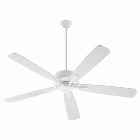 Ovation 60" Ceiling Fan Studio White portable medium fans with handle design