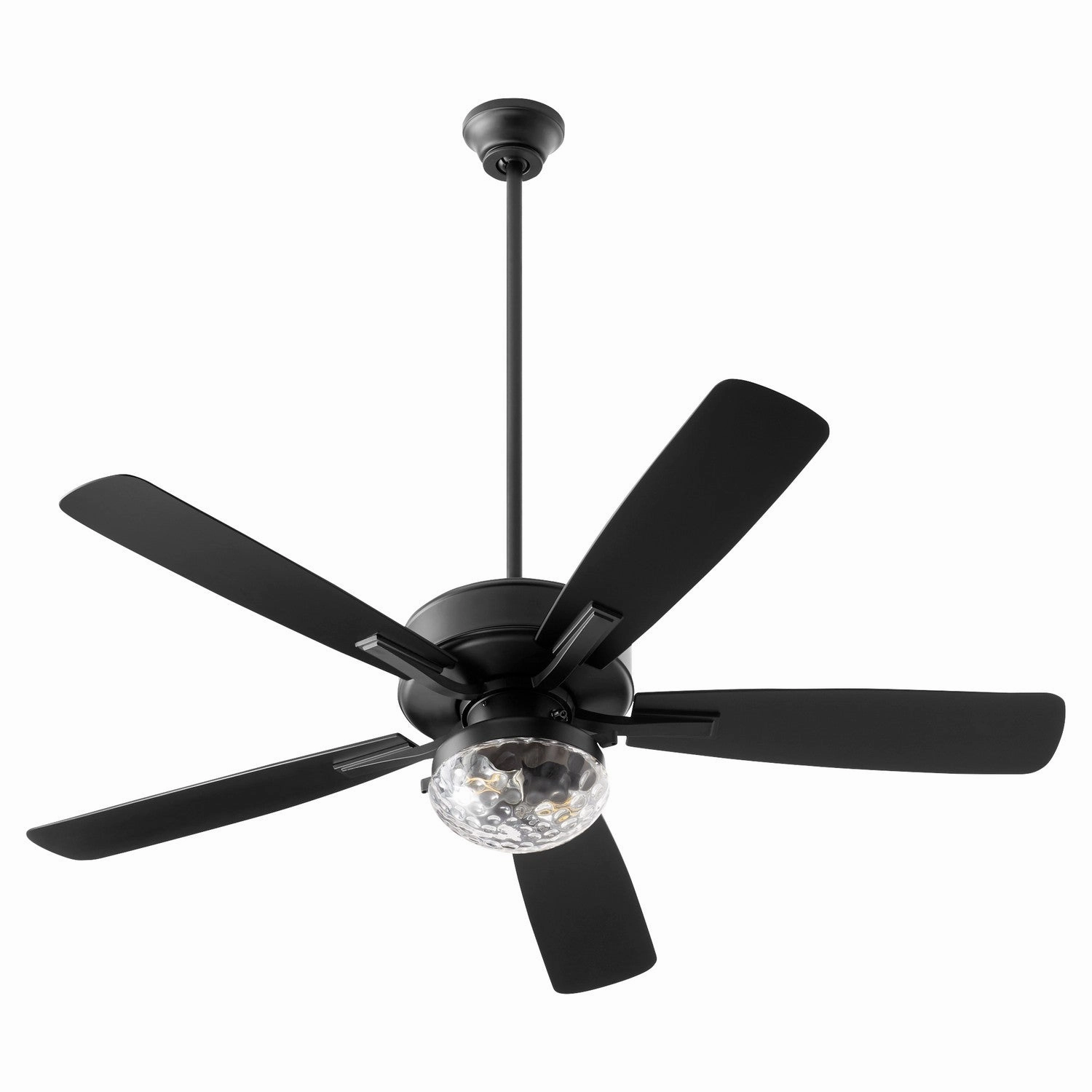 Ovation Patio 52"Patio Fan Matte Black quiet medium fans for living room use
