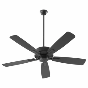 Ovation Patio 52"Patio Fan Matte Black medium electric fans for multi-room use
