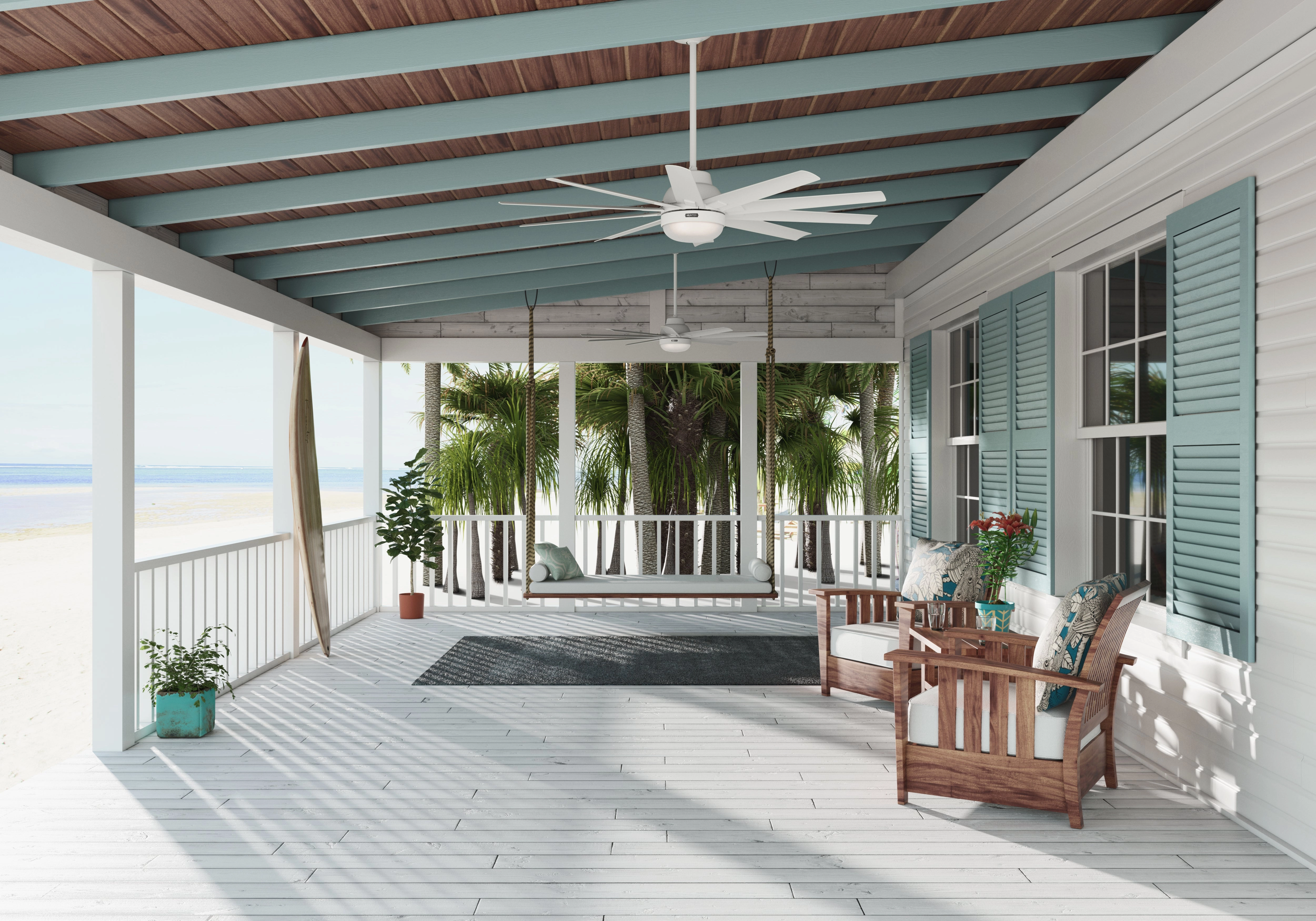 Overton 60"Ceiling Fan Matte White