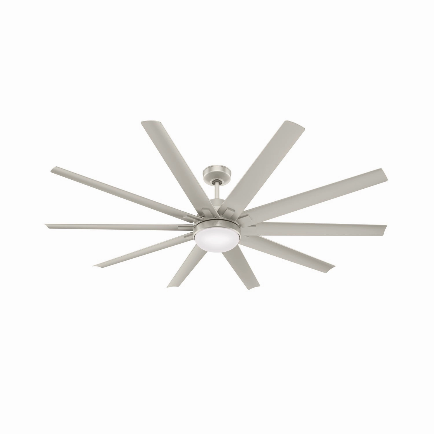 Overton 72"Ceiling Fan Matte Nickel medium size fans for home ventilation