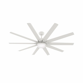 Overton 72"Ceiling Fan Matte White stylish medium fans for contemporary homes