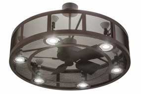 Paloma Golpe 12 Light Chandel-Air decorative fandeliers with lights