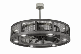 Paloma Golpe 12 Light Chandel-Air decorative fandeliers with lights