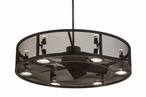 Paloma Golpe 12 Light Chandel-Air decorative fandeliers with lights