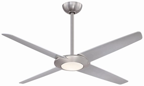 Pancake Xl Led 62"Ceiling Fan Brushed Nickel affordable medium fans for summer