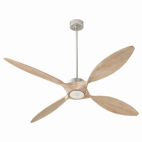 Papillon 66"Ceiling Fan Satin Nickel mini handheld fan for personal travel use