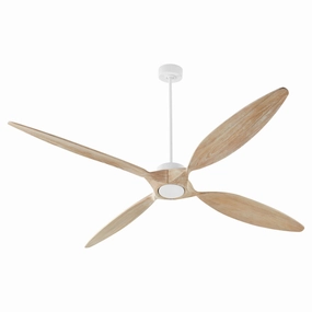 Papillon 80"Ceiling Fan Studio White large electric fans for spacious rooms