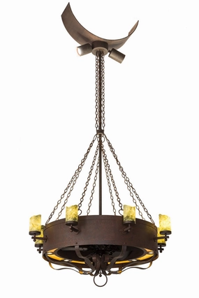 Parnella 24 Light Chandel-Air quiet medium fans for living room use