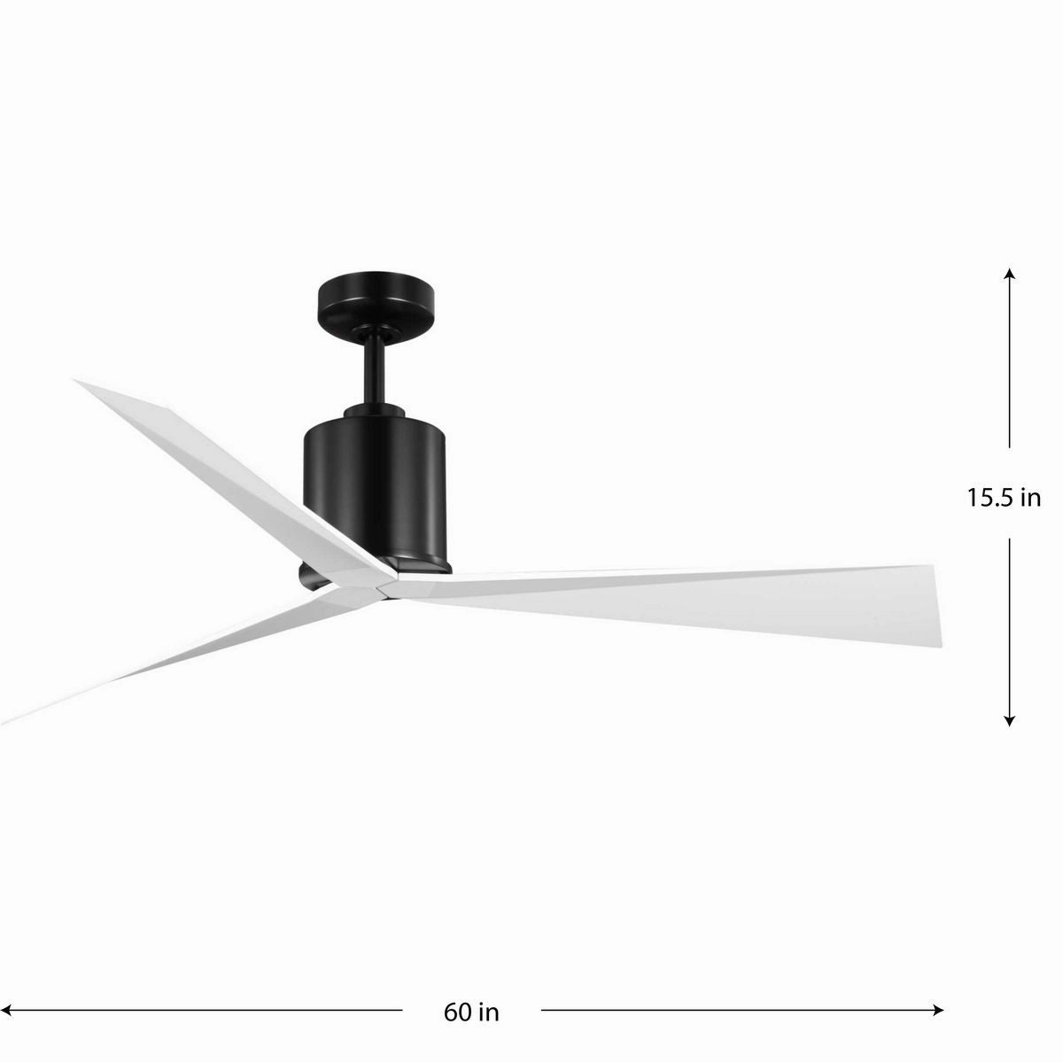 Paso 60"Ceiling Fan Black