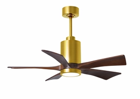 Patricia 42"Ceiling Fan Brushed Brass small electric fans for personal cooling