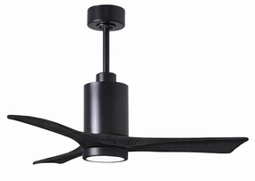 Patricia 42"Ceiling Fan Matte Black small electric fans for personal cooling
