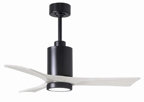 Patricia 42"Ceiling Fan Matte Black small electric fans for personal cooling