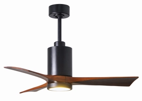 Patricia 42"Ceiling Fan Matte Black small electric fans for personal cooling