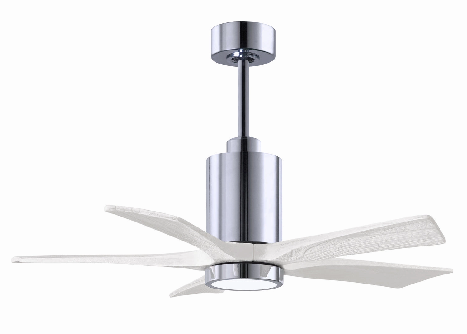 Patricia 42"Ceiling Fan Polished Chrome quiet small fans for desk or nightstand