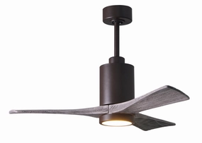 Patricia 42"Ceiling Fan Textured Bronze quiet small fans for desk or nightstand