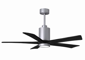 Patricia 52"Ceiling Fan Brushed Nickel quiet medium fans for living room use