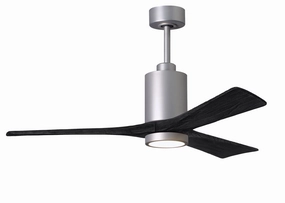 Patricia 52"Ceiling Fan Brushed Nickel medium electric fans for multi-room use