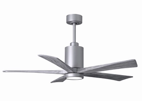Patricia 52"Ceiling Fan Brushed Nickel modern medium fans for everyday cooling
