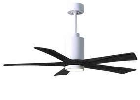 Patricia 52"Ceiling Fan Gloss White oscillating medium fans with strong airflow
