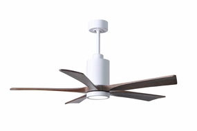 Patricia 52"Ceiling Fan Gloss White home cooling fans in medium size