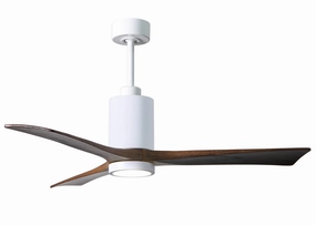 Patricia 52"Ceiling Fan Gloss White energy-efficient medium fans with remote