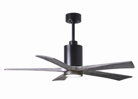 Patricia 52"Ceiling Fan Matte Black home cooling fans in medium size