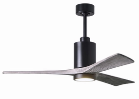 Patricia 52"Ceiling Fan Matte Black medium electric fans for multi-room use
