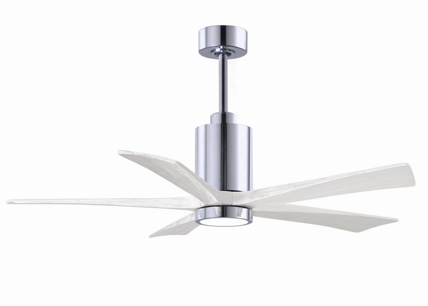 Patricia 52"Ceiling Fan Polished Chrome energy-efficient medium fans with remote