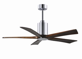 Patricia 52"Ceiling Fan Polished Chrome oscillating medium fans with strong airflow